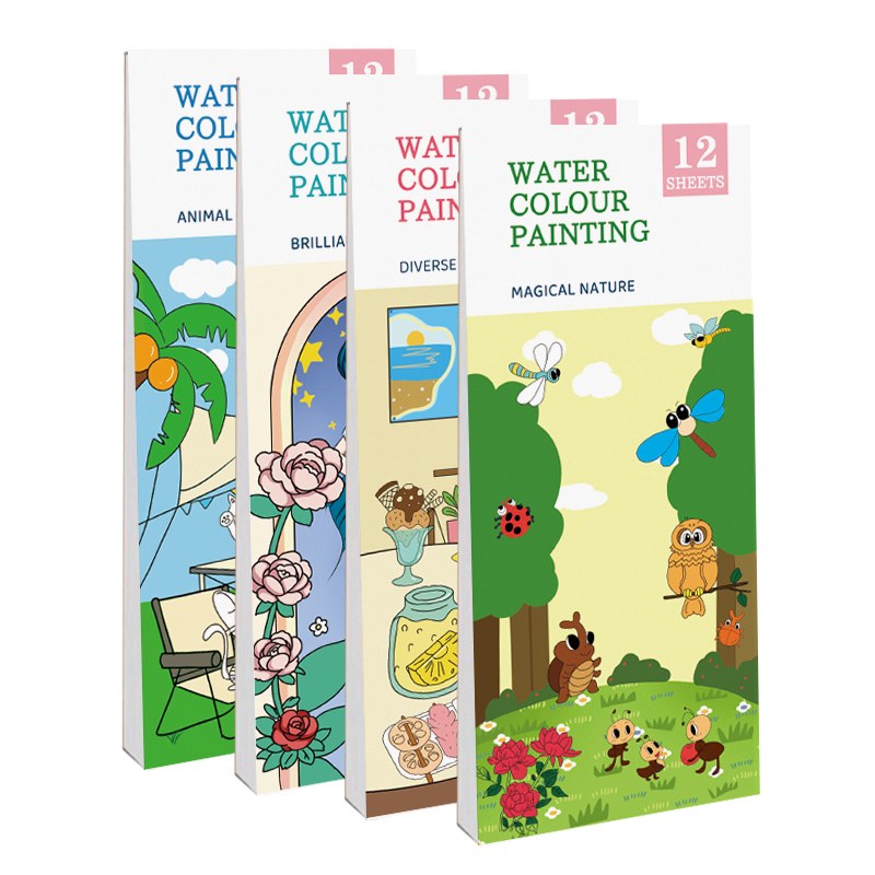 كتاب محمول للجيب بالألوان المائية